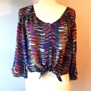 Tie Waist | Silk | Bell Sleeve | Dolce Vita